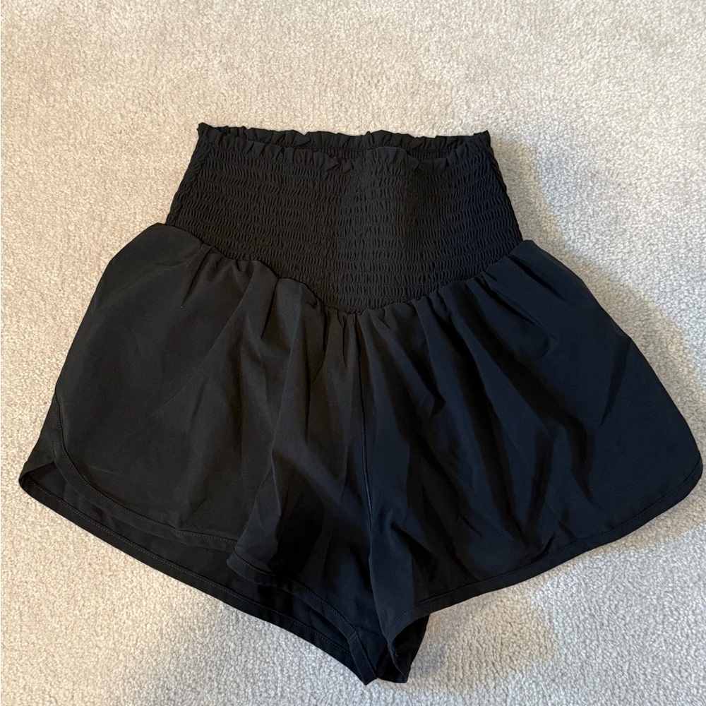 Aerie Black High-Waisted Women's Shorts